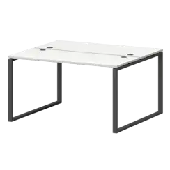 Бенч двойной на металлокаркасе СМС2-О-18К.120.Пр25  1800x1236x750 Смарт