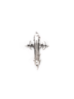 Заколка ( Набор 3 Шт.) Oxidize Silver Sigil Tattoo Hair Clip Set