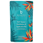 Beauty By Earth, набор для отшелушивания и нанесения автозагара, набор из 3 предметов