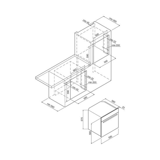 Электрический духовой шкаф GRAUDE BK 60.1 EM
