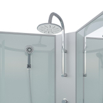 Душевая кабина Niagara Classic NG-33984-14LBKTG (90х80х210) средний поддон(26см),стекло матовое,4 места