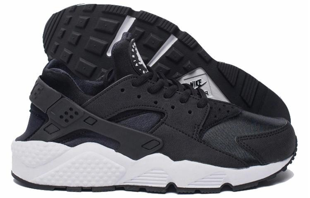 Кроссовки Nike Huarache Black White (W) (Женская размерная сетка)