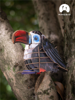 Картонный 3D пазл конструктор Makebug Voice of Nature
