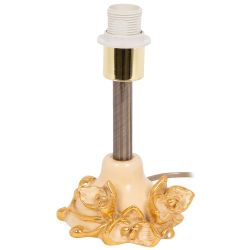 Настольная лампа Орхидея Лайм Айвори с абажуром Адель Айвори