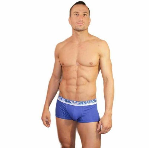 Мужские трусы боксеры Emporio Armani Blue Boxer