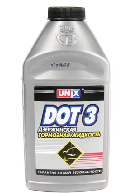 Тормозная жидкость ДОТ-3 UNIX 455гр