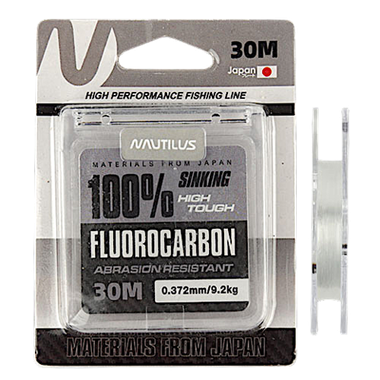 Флюорокарбон Nautilus Fluorocarbon 100% 30м -