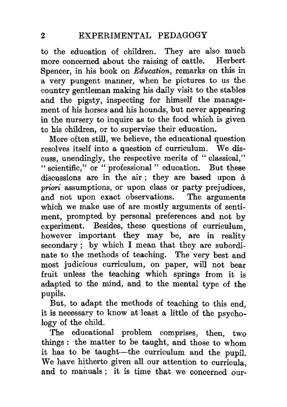 Experimental Pedagogy And The Psychology Of The Child | E. Claparede
