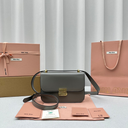 Miu Miu Leather Shoulder Bag 20 cm