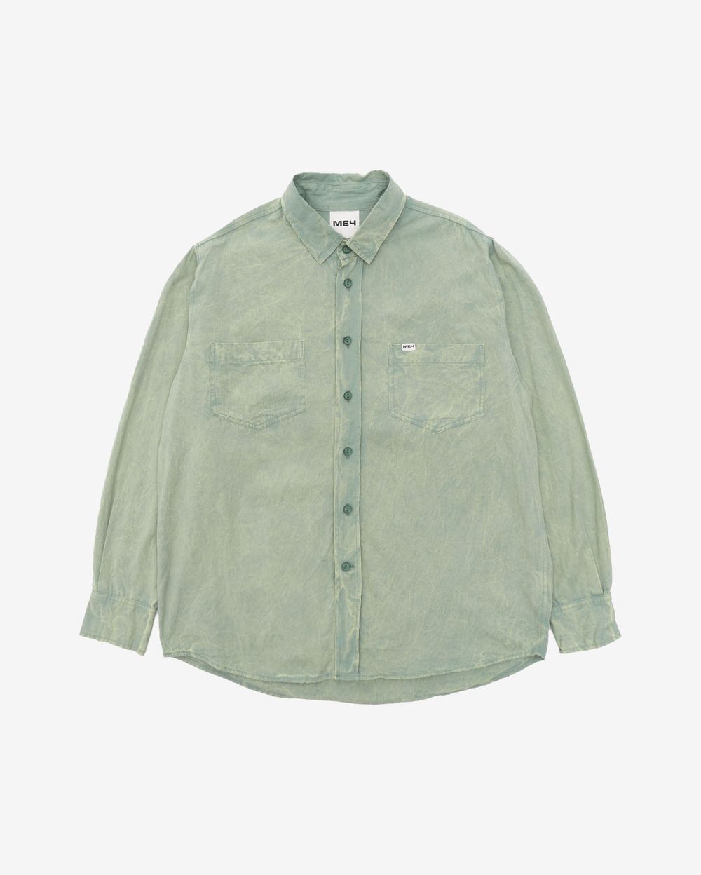 Рубашка Меч SS24 Lightweight Washed Mint мятная