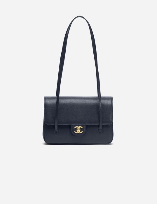 Сумка Chanel Small Flap Bag Grained Shiny Calfskin & Gold-Tone Metal 