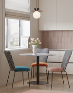 Стул Bergenson Bjorn Pompadour, велюр, пыльная роза