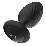 Черная анальная вибровтулка Nexus Tornado Medium с функцией вращения (Цвет: черный)