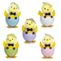 GAEM Фигурка декоративная "Цыпленок", L6 W5 H9,5 см, 5в.