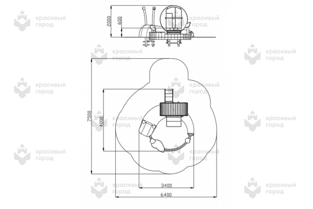 Песочница Эко-улитка