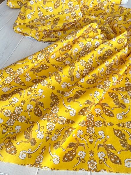 ЖАР-ПТИЦА, ЖЕЛТЫЙ - 100% ХЛОПОК 4