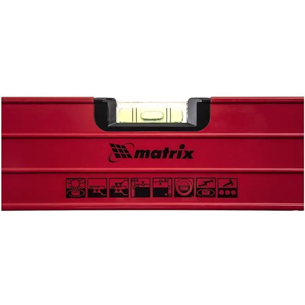 Уровень алюминиевый, 1200 мм, фрезерованный, 3 глазка MATRIX 34512