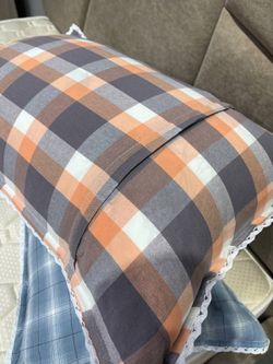 Наволочка  Клетка Муслин 50/70