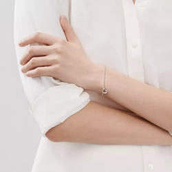 Браслет из серебра 925,Tiffany 💙Open heart, В наличии