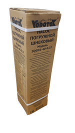 Насос погружной шнековый Vodotok 3QGD1-40-0.37 / 25 л/мин, диаметр 75 мм.