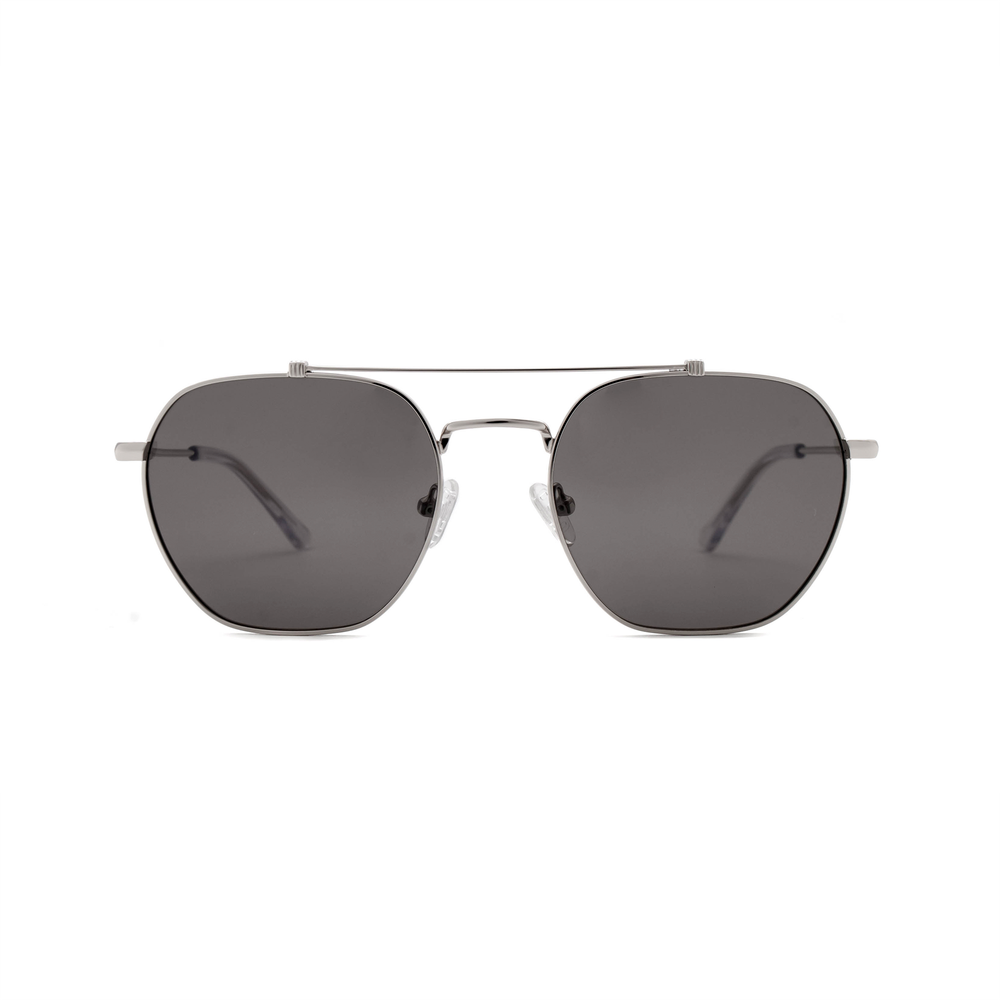 Очки Family Optic S5004 C3 пилот серебряные с серым