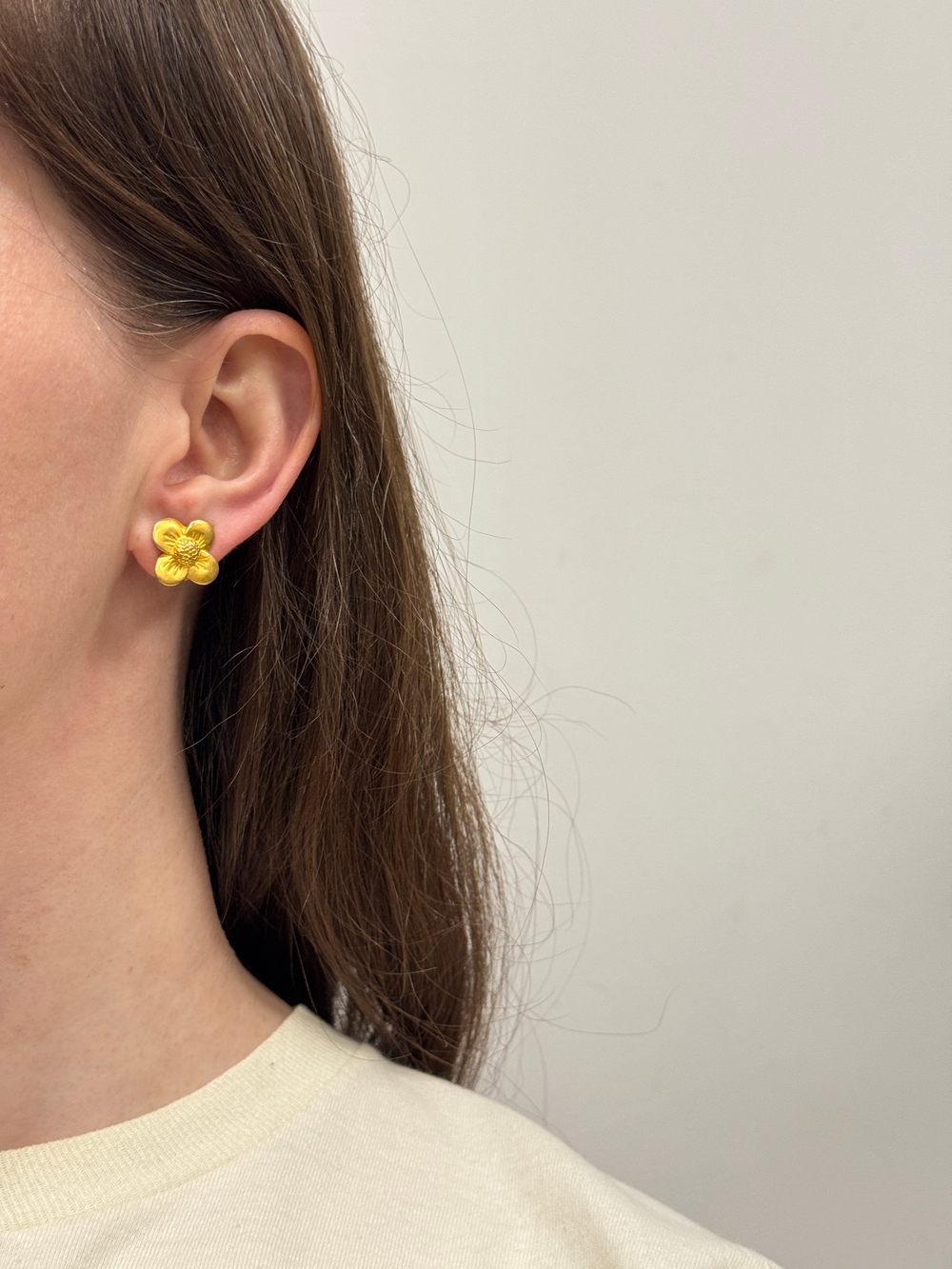 Серьги Цветы Anne Klein