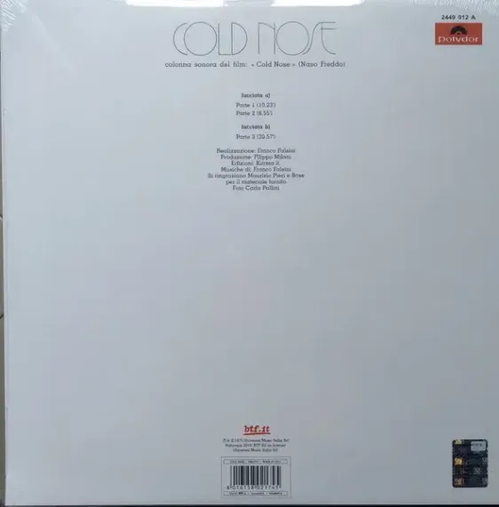 Franco Falsini – Cold Nose (Naso Freddo, White) LP