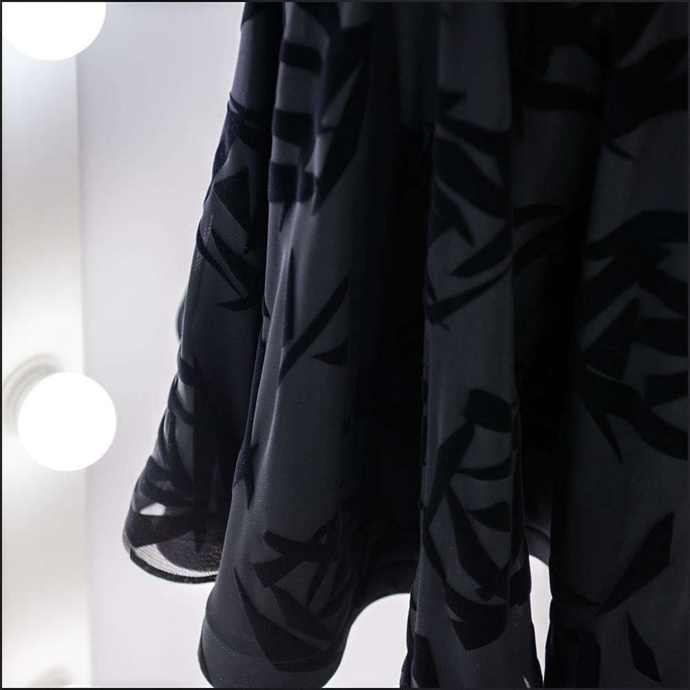 юбка с флоком