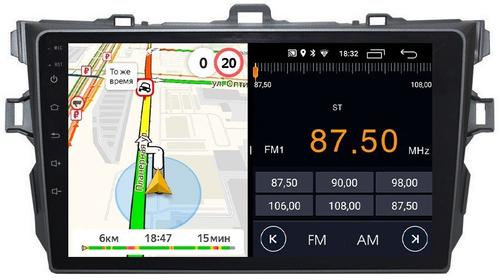 Магнитола для Toyota Corolla E150 2007-2013 - Parafar PF692FHD на Android 13, CarPlay, 4G SIM-слот
