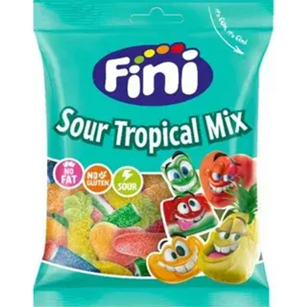 Мармелад Жев. Фини "Tropical mix sour" кислые 90гр