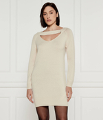 Хлопковое платье Liu Jo - кремовый(CF4384 MA86O)