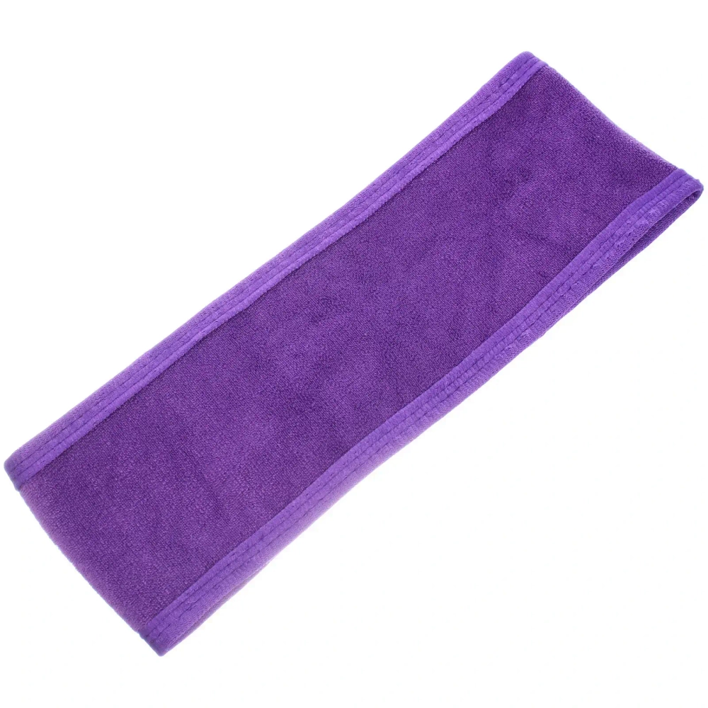 Набор косметический повязка и спонж «FRIDA», цвет фиолетовый, 17,5*7см