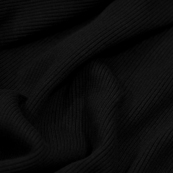 Ribbed Crop Top Black