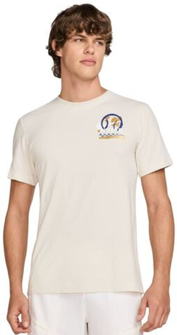 Мужская теннисная футболка Nike Court Dri-Fit - Бежевый