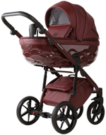 Детская коляска Adamex Chantal Pro Natura 2 в 1 CN-18-RUBY (БОРДОВАЯ КОЖА)