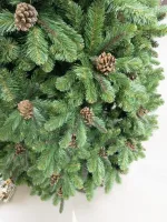 Ель с шишками «Снежная королева зелёная» (Пвх) 3 м
