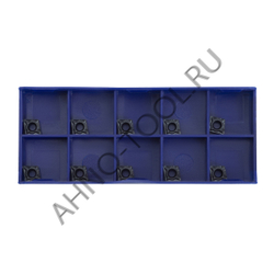 Пластина твердосплавная ISO CCMT060208-PSA ACP10B AHNO по стали, чистовая