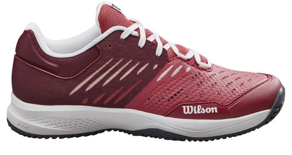 Женские Кроссовки теннисные Wilson Kaos Comp 3.0 W - earth red/fig/silver pink