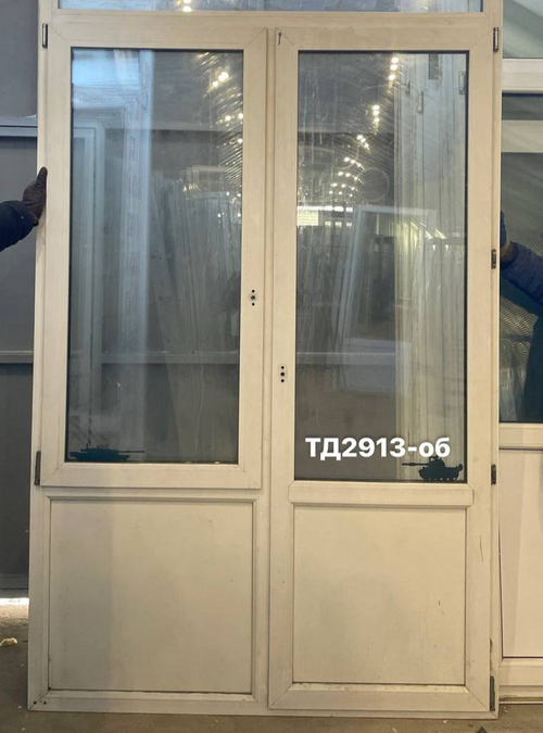 Дверь Пластиковая Б/У 230(в) х 154(ш) (Балконный Блок)