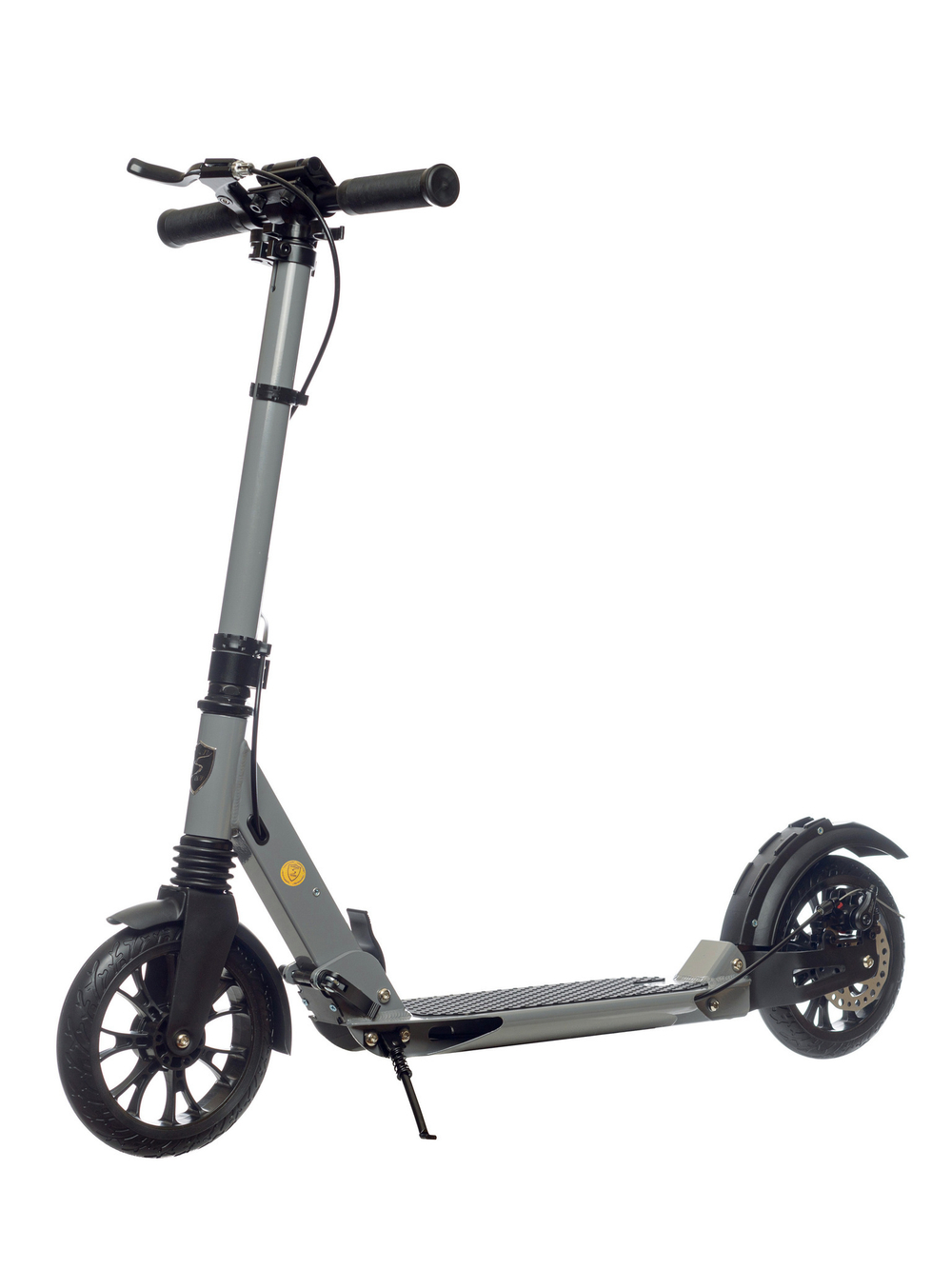Самокат Urban Scooter Disc Cool Grey Pro, (2024), с дисковым тормозом, складной, городской, двухколесный