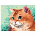 Мозаика алмазная по номерам Остров Сокровищ Кот, 30*40