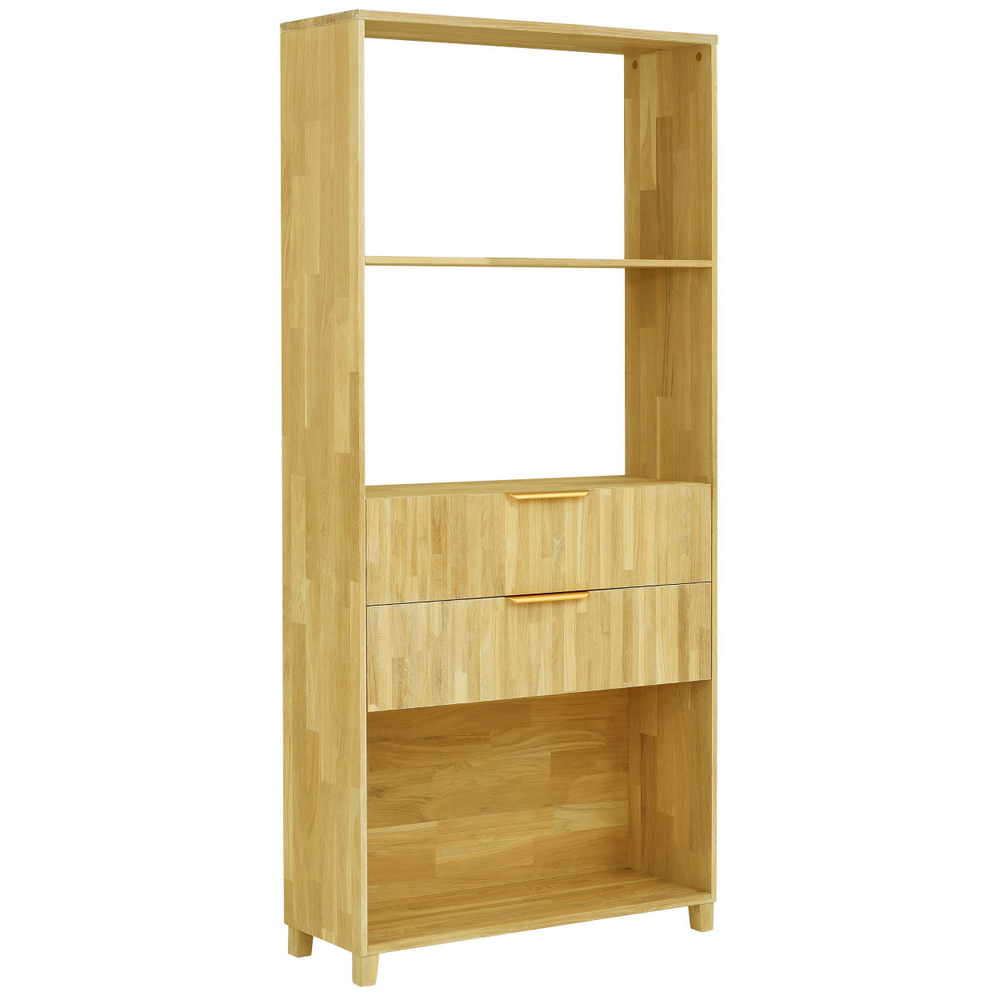 Стеллаж Розенбург 2 ящика 3 полки из массива дуба