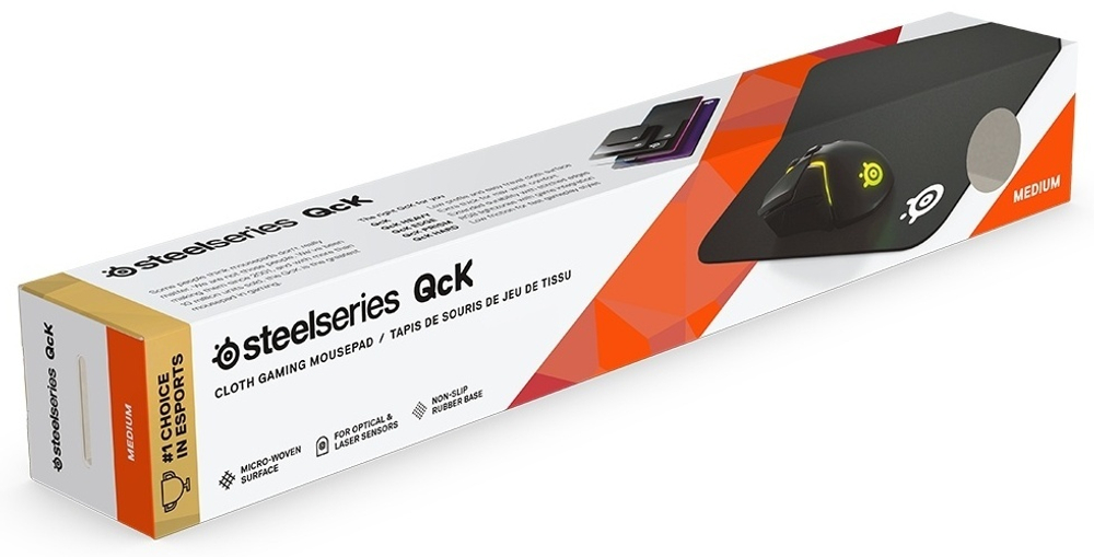 Коврик для мыши SteelSeries QcK M 63004 черный