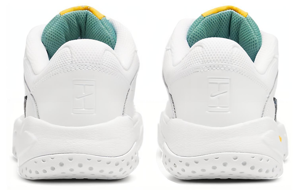 Nike Court Lite 2 white, green and yellow women's models