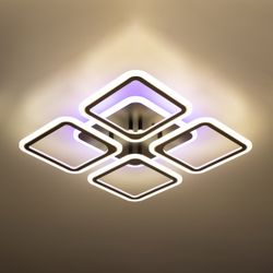 Citilux Марсель Смарт CL232A145E RGB Умная люстра Чёрная