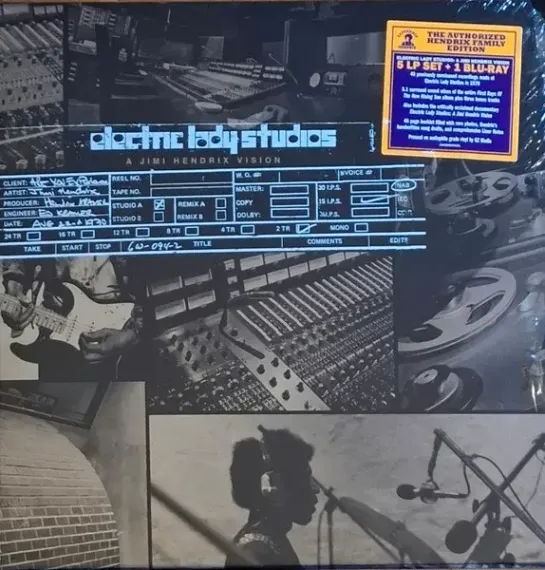 Jimi Hendrix – Electric Lady Studios: A Jimi Hendrix Vision - Box - 5LP + Blu-ray