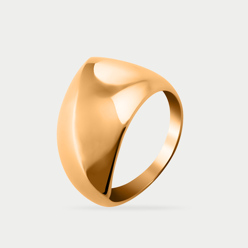Кольцо женское из розового золота 585 пробы без вставок (арт. 08-106339)