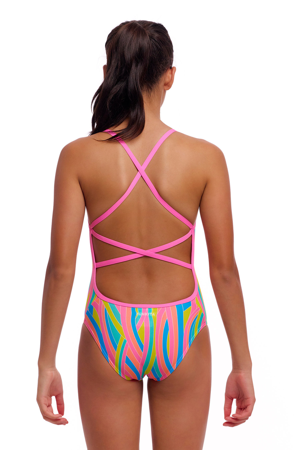 Купальник FUNKITA Girl's Swirly Straws (Strapped In)