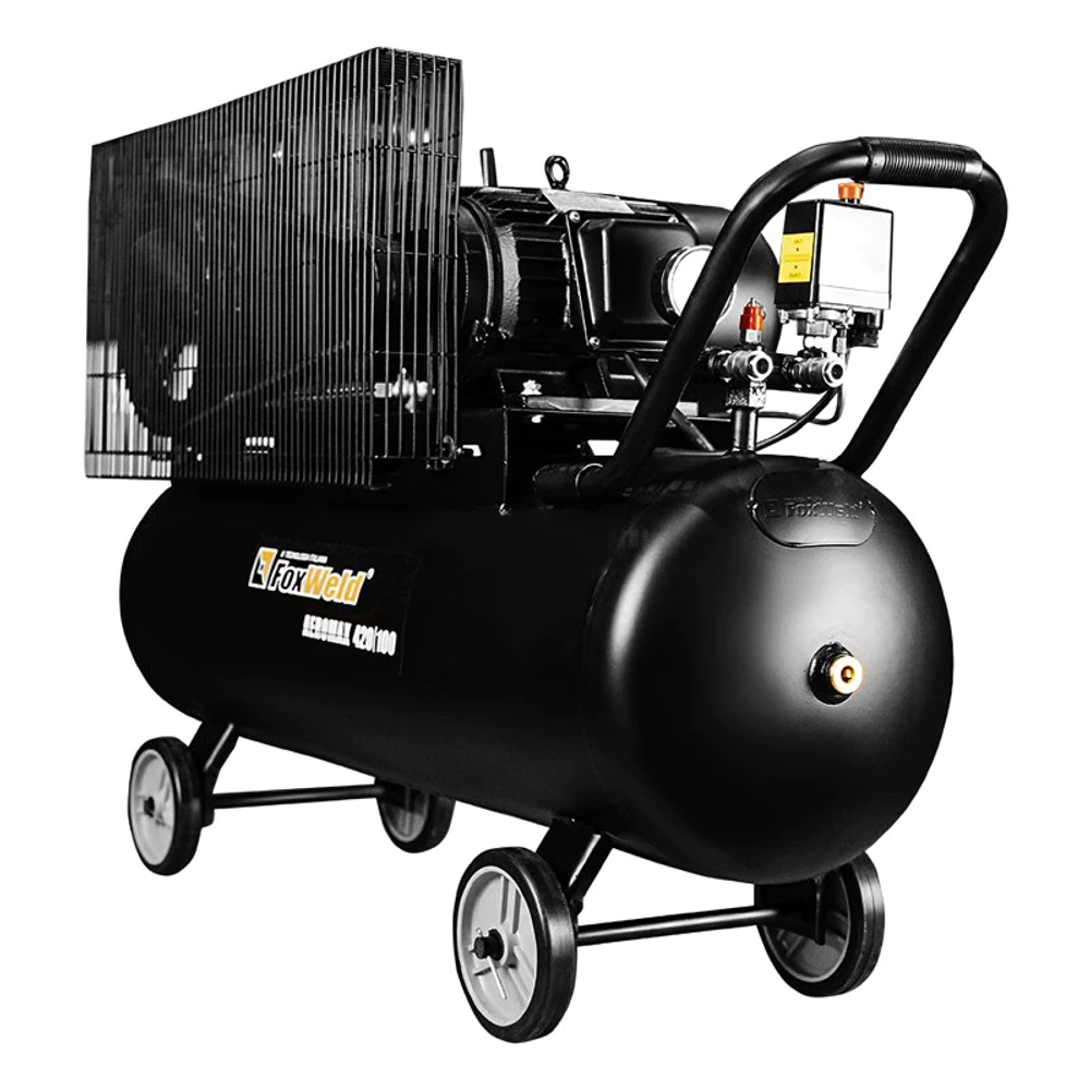 FoxWeld AEROMAX 420/100 масляный ременной компрессор 5074