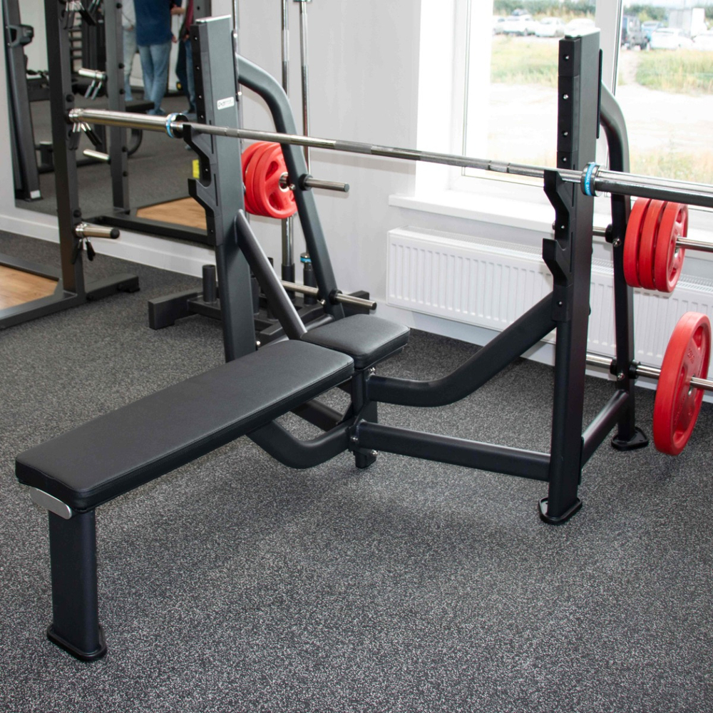 E7043 Скамья-стойка для жима штанги лежа